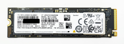 Samsung 256GB PM9A1 Gen4x4 M.2 PCIe NVMe SSD PN MZVL2256HCHQ - HP M10397-003