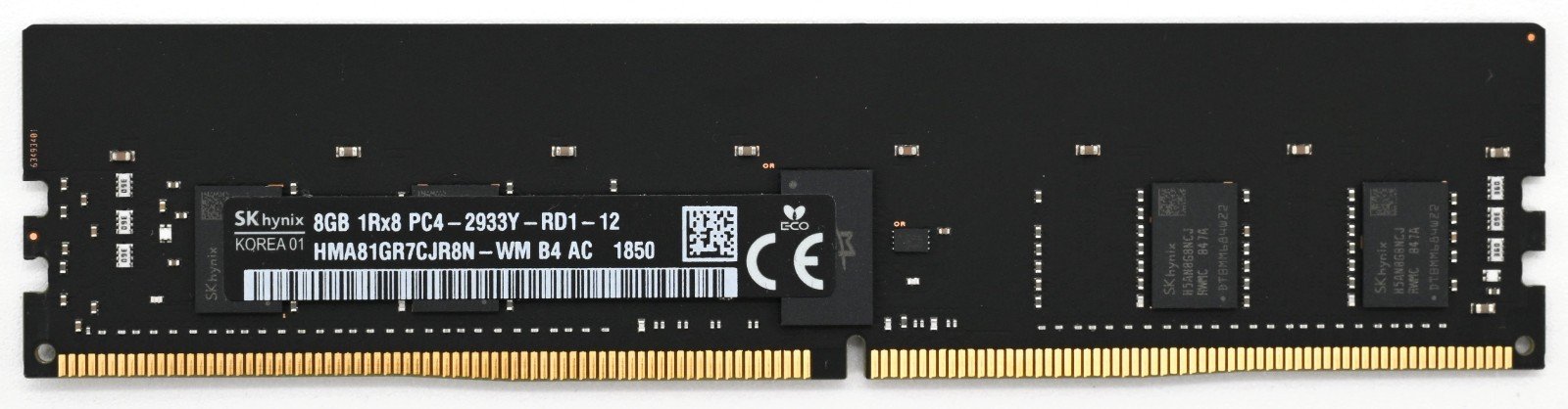 SK hynix 8GB DDR4 2933MHz 1Rx8 ECC Registered RDIMM Server RAM HMA81GR7CJR8N-WM Main Image